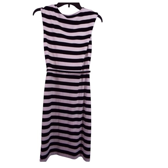 Calvin Klein Women's Wrap Front V-Neck Belted Waist Cap Sleeve Dress - Size 4 - Picture 5 of 16